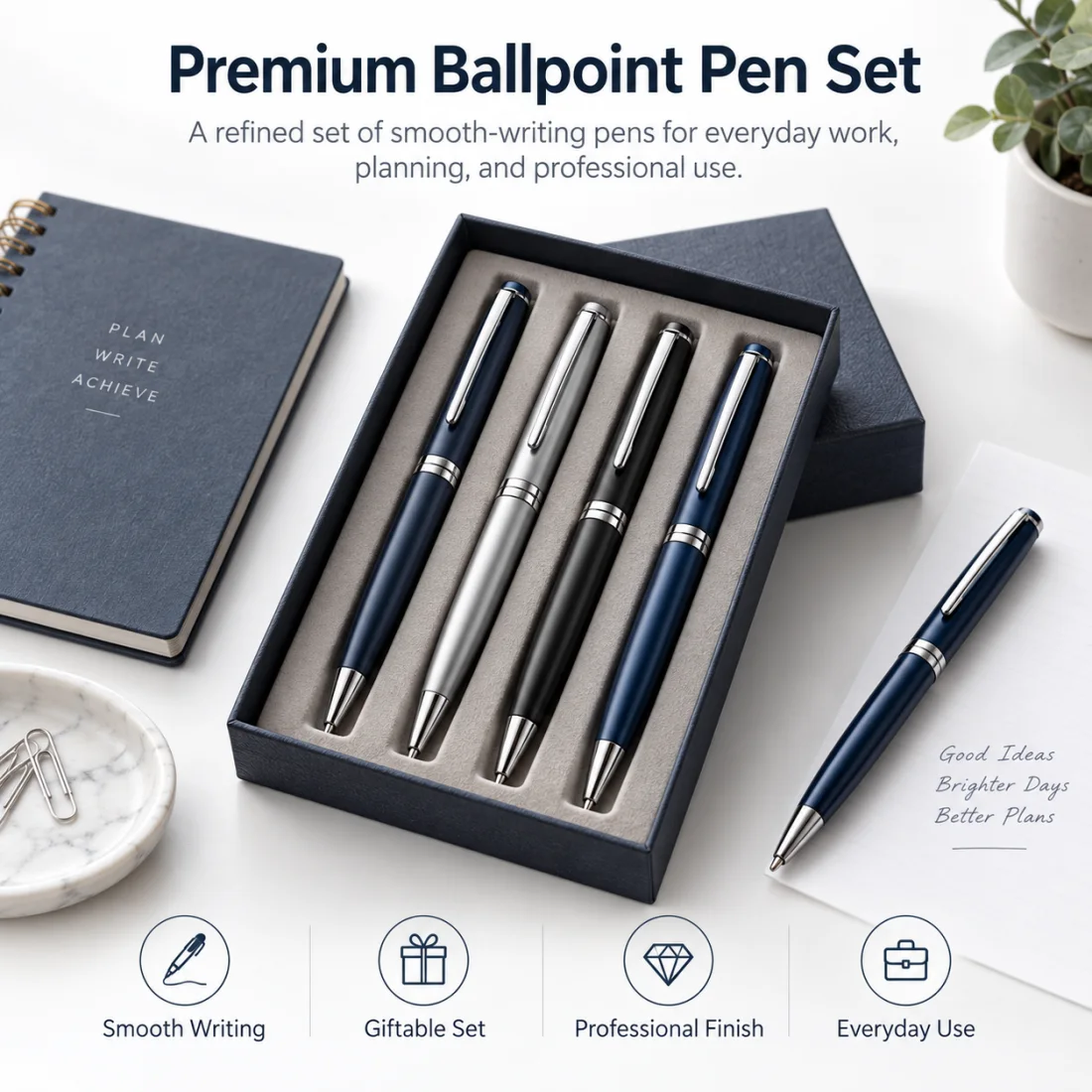 Premium Ballpoint Pen Set